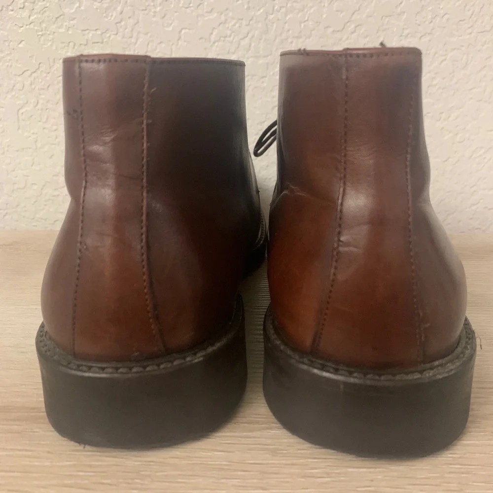 To Boot New York Calder Cognac Leather Chukka Boot